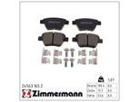 ZIMMERMANN Bremsbelagsatz, Scheibenbremse 245631652 Hinterachse für Skoda (SVW) VW (FAW) VAG