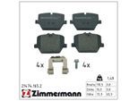 ZIMMERMANN Bremsbelagsatz, Scheibenbremse 214741652 Hinterachse für BMW TOYOTA