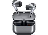 SAMSUNG wireless In-Ear-Kopfhörer "Galaxy Buds3 Pro SM-R630", silber, B:9cm H:4,3cm T:10,2cm, Kopfhörer, Doppel Verstärker, 24 bit Hi-Fi-Sound, IP57