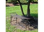 Möbelix , Rostfarben , Metall , 125x47x46.5 cm , Gartenmöbel, Gartenbänke