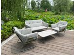 Gartenset Betty Grün/Beige 4-teilig