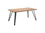 Esstisch Delia Nussbaumfarben MDF ca. 160x90 cm