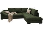 Wohnlandschaft Alvito Dunkelgrün Cord