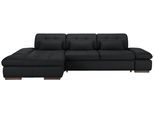 Wohnlandschaft Sanfino Leder Schwarz