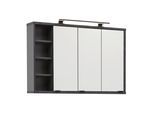 Spiegelschrank Camillo Anthrazit/Schwarz