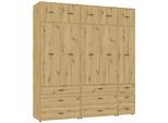 Kleiderschrank Kivo Eiche Artisan