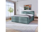 Boxspringbett Palermo ca. 180x200 cm Blau