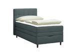 Boxspringbett Miami in Grau ca. 90x200cm