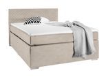 Boxspringbett Mali New in Cappuccino ca. 140x200cm