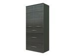 Midischrank Florida in Silbereichenfarben