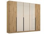 Drehtürenschrank Artemis Champagner, Eiche Artisan