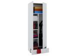 Mehrzweckschrank VCM "Holz Besenschrank Staubsauger Putzschrank Vandol S", weiß, B:70cm T:40cm, Obermaterial: 100% Holz Wood., Schränke, Mehrzweckschrank