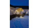KONSTSMIDE LED-Lichterkette "Weihnachtsdeko aussen", schwarz, Dioden 80 Stk. Flammen 80 Stk., Gesamtlänge 10,53m, Lichterketten, Micro LED Lichterkette, mit 8 Funktionen, 80 bunte Dioden
