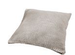 Kissenhülle PRIMERA "Kissenhülle Strick", beige (natur), B:50cm L:50cm, Polyacryl, Obermaterial: 100% Polyacryl, Kissenbezüge, Kissenhülle, in trendigen Farben