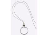 Kette mit Anhänger HEINE, Damen, Gr. N-Groesse, Metall, silber (silberfarben), Halsketten