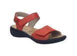 Sandale JOSEF SEIBEL "Ibiza 13, rot", Damen, Gr. 39, rot, Obermaterial: 100% Rindsleder Leather cow., Schuhe Sandale
