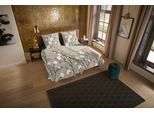 Wendebettwäsche "Ralfa", sand, B/L: 200cm x 200cm, 1 Stk., 2 Stk., Microfaser, B/L: 80cm x 80cm & 80cm x 80cm, 3, Microfaser, Obermaterial: 100% Polyester, PURE LUXURY COLLECTION, Bettwäsche, Wendebettwäsche, Mikrofaser, Pflegeleicht, Reißverschluss, Wendeoptik, Blumen, Sand
