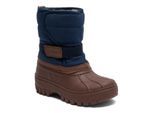 Winterstiefel BISGAARD "pacson", Damen, Gr. 24, blau (navy), Synthetik, Textil, Schuhe Winterstiefel, Klettstiefel mit Lammwolle, Größenschablone zum Download