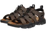 Sandale KEEN "DAYTONA II SANDAL", Herren, Gr. 42, braun (bison, schwarz), Leder, Schuhe Sandale