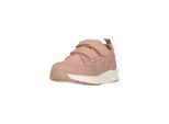Klettschuh ZIGZAG "Aliana", Kinder, Gr. 24, pink, weiß, Kunstfaser, Rindsleder, Schuhe Klettschuh, mit atmungsaktiver Eigenschaft