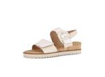 Plateausandaletten GABOR "Plateau Sandale", Damen, Gr. 35,5, beige, Schuhe