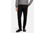 Stoffhose OLYMP "OLYMP Chino, modern fit", Herren, Gr. 34, Länge 36, schwarz, 67% Baumwolle, 24% Lyocell, 7% Polyester, 2% Elasthan, Hosen Stoffhose
