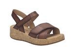 Sandale JOSEF SEIBEL "Evita 03, cognac", Damen, Gr. 37, braun (cognac), Obermaterial: 100% Rindsleder Leather cow., Schuhe Sandale