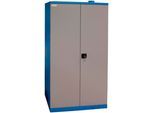 Garten-Geräteschrank GÜDE "UMWELTSCHRANK TYP III", grau, Stahl, Gerätehäuser, Garten-Geräteschrank, B/T/H: 92x38x200 cm, matt