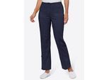 Webhose CLASSIC BASICS, Damen, Gr. 24, Kurzgrößen, blau (marine), 98% Baumwolle, 2% Elasthan, unifarben, lang, Hosen