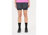 Shorts SOS "Logan", Damen, Gr. M, US-Größen, dunkelgrau, 100% Polyester, unifarben, normal, Hosen Shorts, Quick Dry