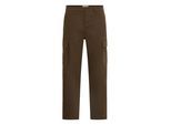 Cargohose BLEND "Cargohose BHNatan", Herren, Gr. 30/30, Länge 30, schwarz (slate schwarz), Obermaterial: 98% Baumwolle CO. 2% Elasthan EL., Hosen Cargohose