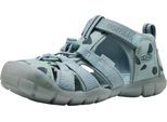 Sandale KEEN "SEACAMP II CNX", Jungen, Gr. 37, ice blau, Synthetik, Schuhe Sandale