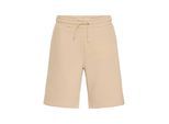 Sweatshorts BLEND "Sweatshorts BHCasper", Herren, Gr. L, N-Gr, braun (cornstalk), Obermaterial: 60% Baumwolle CO. 40% Polyester PES., Hosen Sweatshorts