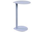 Xora Beistelltisch Fly, Hellblau, Metall, Freiform, Säule, Bodenplatte, 32x53x34 cm, einfacher Aufbau, Wohnzimmer, Wohnzimmertische, Beistelltische, Beistelltische Metall