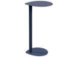 Xora Beistelltisch Fly, Dunkelblau, Metall, Freiform, Säule, Bodenplatte, 32x62x34 cm, einfacher Aufbau, Wohnzimmer, Wohnzimmertische, Beistelltische, Beistelltische Metall