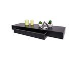 Wandregal MCW-H37, Schweberegal Wandboard Hängeregal Regal, Schublade Massiv-Holz 8x80x25cm ~ schwarz