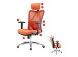 SIHOO Bürostuhl Schreibtischstuhl, ergonomisch, verstellbare Lordosenstütze, 150kg belastbar