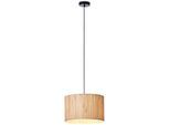 BRILLIANT Pendelleuchte "Wimea", beige (natur), 1, Ø 35cm H: 120cm, 1 Stk., Leuchten, 35cm natur, Pendelleuchte