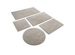 Badematte WECON HOME BASICS "Erik", greige, H:20mm, Baumwolle, Badematten, Badematte, waschbar, rutschfest, sehr weich, strapazierfähig, pflegeleicht