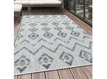 Teppich AYYILDIZ TEPPICHE "BAHAMA 5152", bunt (multi), B:80cm H:8mm L:250cm, Polypropylen, Teppiche, Teppich, Läufer, Flachflor mit Hoch-Tief-Struktur, In-und Outdoor geeignet