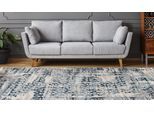 Teppich KAYOOM "Adeon 300", blau, B:120cm H:13mm L:170cm, Polypropylen, Teppiche, Teppich