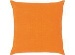 Dekokissen PAD "Risotto", orange, unifarben, B:50cm L:50cm, Baumwolle, Dekokissen_Sitzkissen_Kissenhüllen, einzigartiges Design, 1 Stück