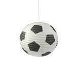NIERMANN Hängeleuchte "Papier-Pendelleuchte Fußball", weiß, 1, Ø 40cm H: 40cm, 1 Stk., Leuchten, Kinderzimmer, Kinderlampe, Kinderlampe