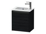 Duravit Waschtischunterschrank Ketho.2 41x29,2x44cm, 1 Tür, wd, An li, Ei sw (K25060L16160000)