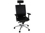 Drehstuhl Porto Max High Schwarz ca. 59x117x49cm