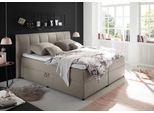 Boxspringbett Granada ca. 180x200 cm Schlammfarben