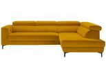 Ecksofa Emma rechts Gelb