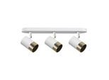 Möbelix , Weiß, Goldfarben , Metall , 14x5.5x44 cm , RoHS, Europäischer Sicherheitsstandard , einfach zu transportieren ,