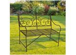 Möbelix , Rostfarben , Metall , 106x92x54 cm , Gartenmöbel, Gartenbänke
