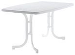 Gartentisch ca. 150x90x72cm Weiß